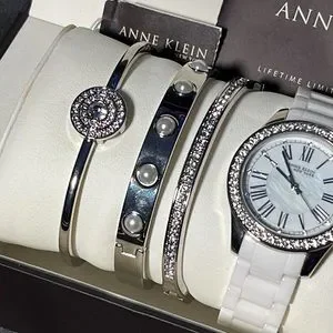 ? Anne Klein elegant Watch and bracket set ? Amazon.com: Anne Klein Women main image 4